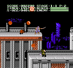 Ninja Gaiden II: The Dark Sword of Chaos gameplay screenshot
